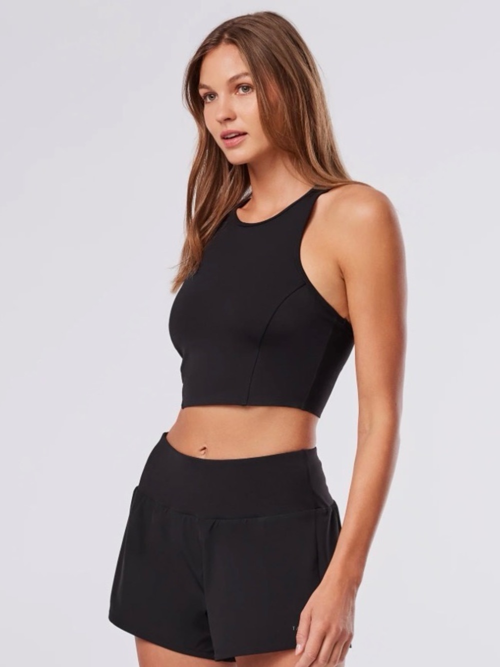 Tavi Active Women's Black Long Line Sports Bra. Size S